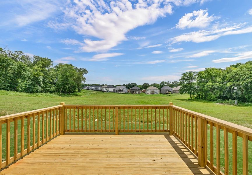 Exterior details and patio area of a home in The Oaks, Clarksville (Image 2). Exterior details and patio area of a home in The Oaks, Clarksville (Image 2).