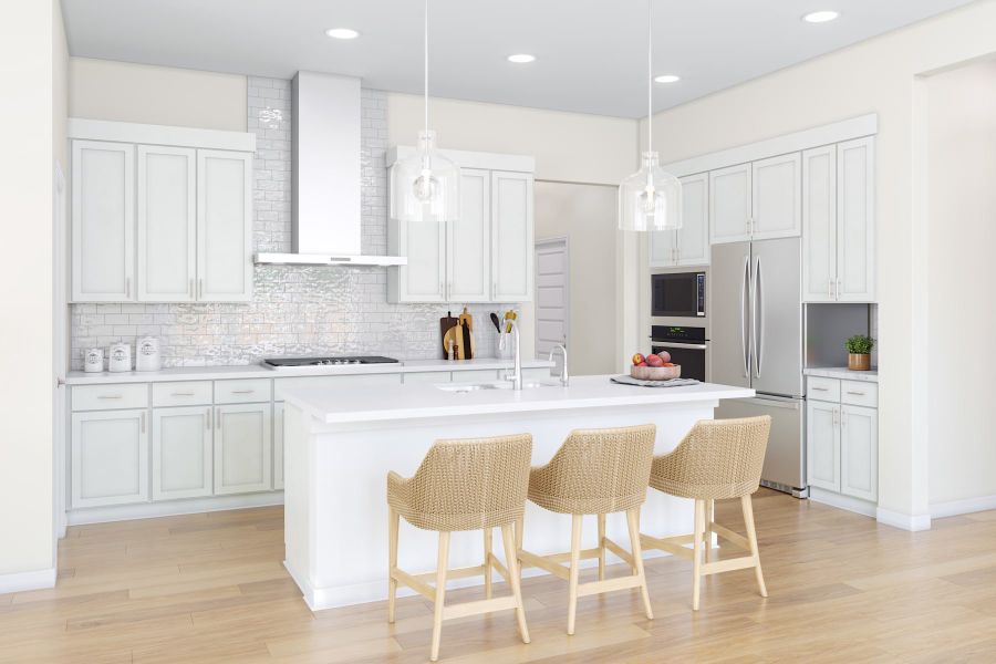 Furnished interior view inside a new home in Park Central, Georgetown (Image 5).