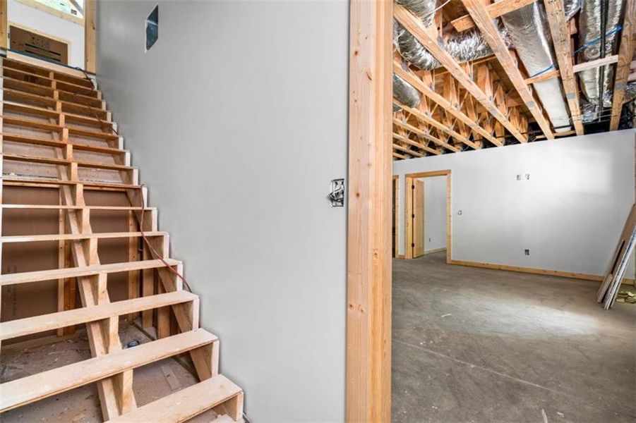 In-progress construction of a new home in , Ellijay, GA (Image 30).