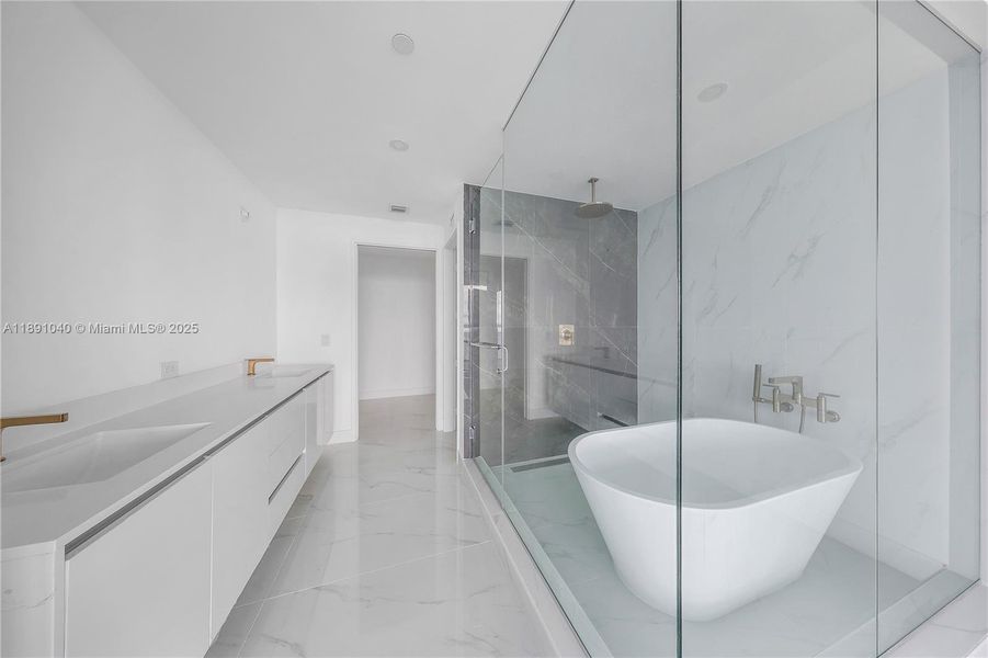 Furnished interior view inside a new home in , Miami (Image 3).