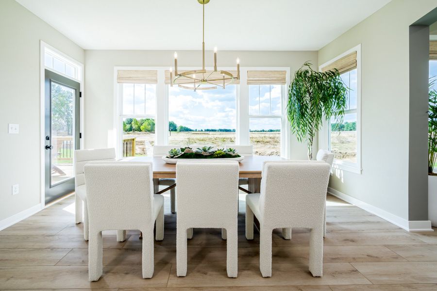 Representative furnished interior of a home built from the Grandin by Fischer Homes in The Dunes at Sandbar, Santa Rosa Beach (Image 27).