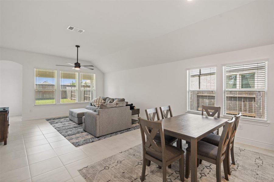 Furnished interior view inside a new home in Mavera, Conroe (Image 27).