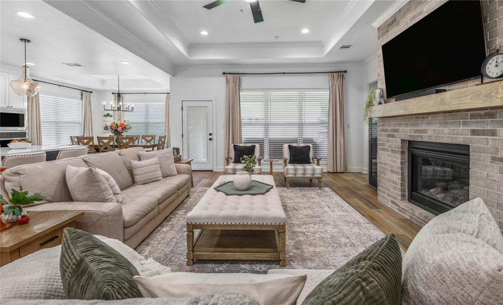 Furnished interior view inside a new home in , Bryan (Image 10). Furnished interior view inside a new home in , Bryan (Image 10).