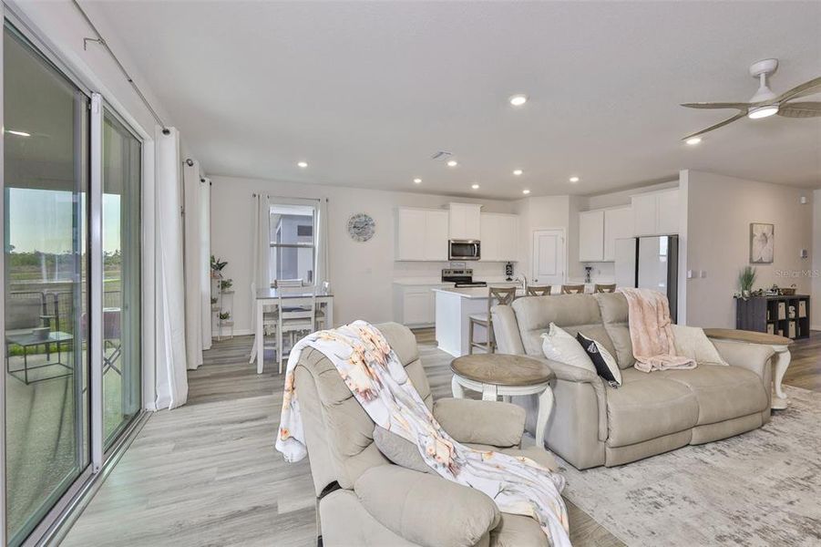 Furnished interior view inside a new home in Silverstone North, Palmetto (Image 27).