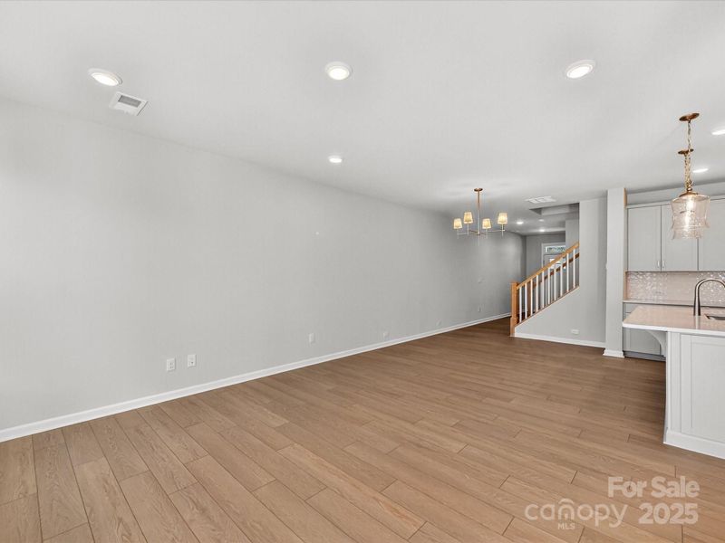 Spacious, unfurnished interior of a new home in North Creek Village - Townhomes, Huntersville (Image 32).
