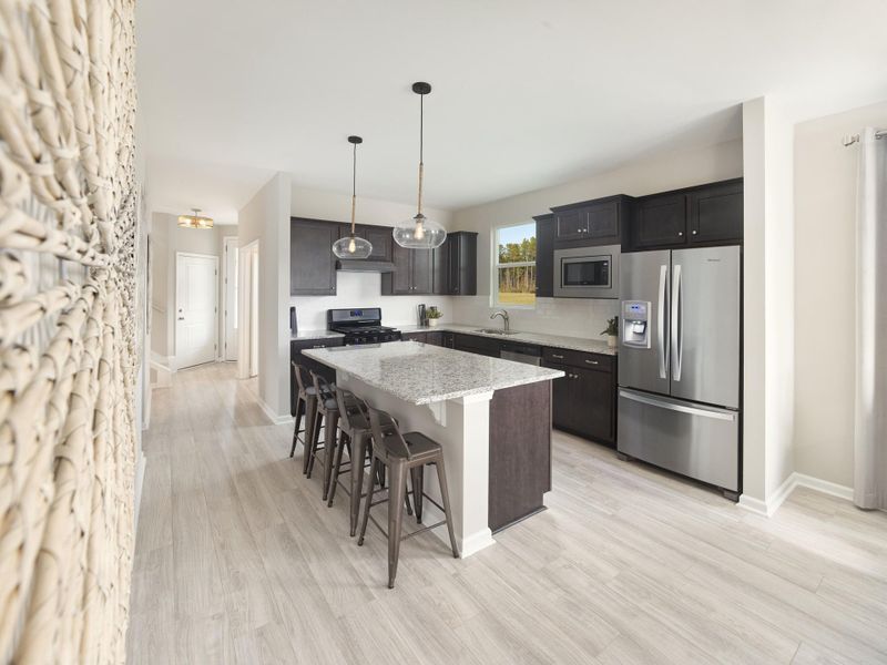 Furnished interior view inside a new home in Del Webb Charleston at Nexton, Summerville (Image 7).