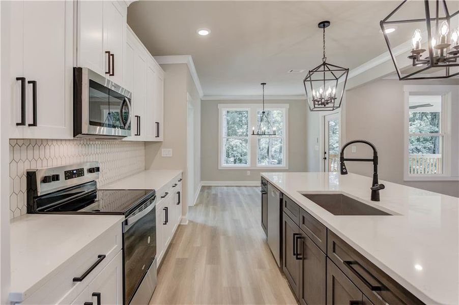 Furnished interior view inside a new home in , Pendergrass (Image 5). Furnished interior view inside a new home in , Pendergrass (Image 5).