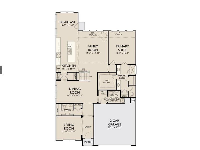 Photos are representative images and renderings for illustrative purposes only. Actual structural options and design images of the home may vary.