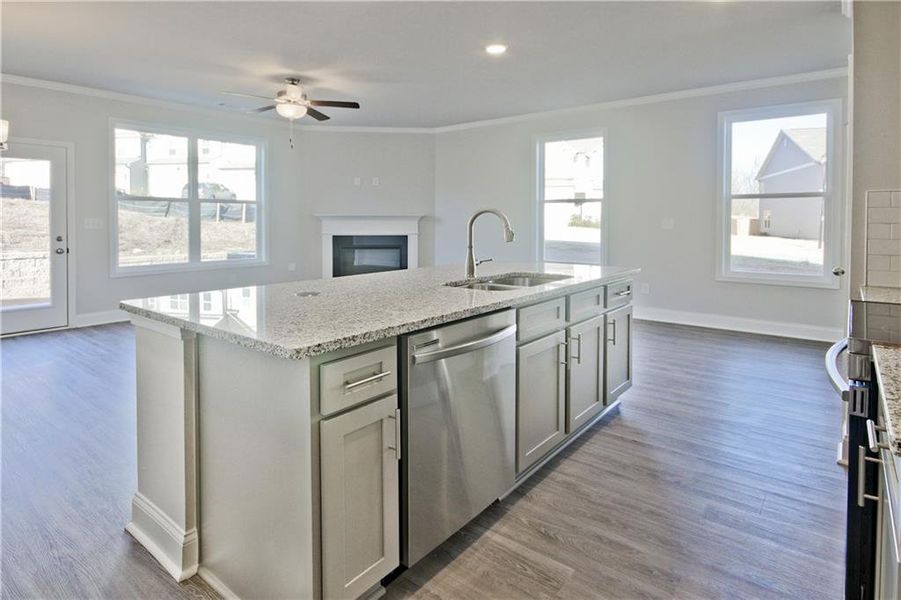 Furnished interior view inside a new home in Somerset at Riverbrook, Gainesville (Image 9).