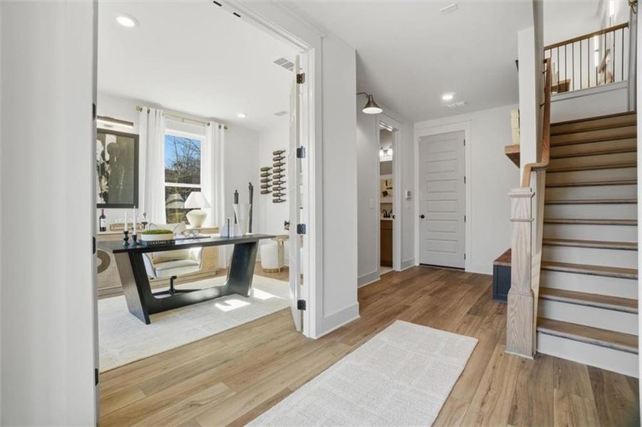 Furnished interior view inside a new home in The Eighteen, Atlanta (Image 29).