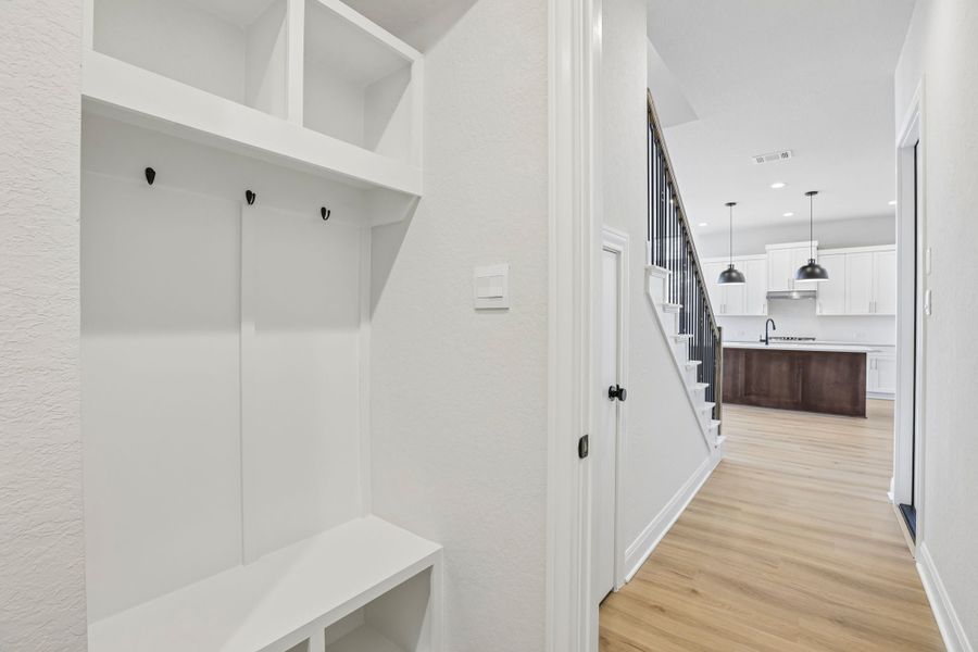 Furnished interior view inside a new home in 6 Creeks, Kyle (Image 11).