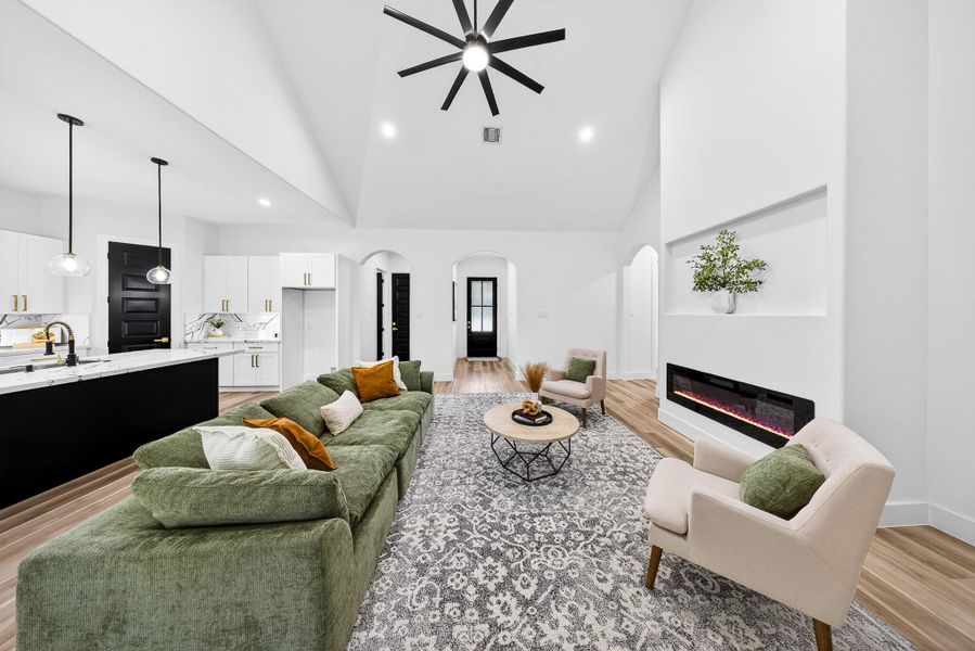 Furnished interior view inside a new home in , New Caney (Image 14).