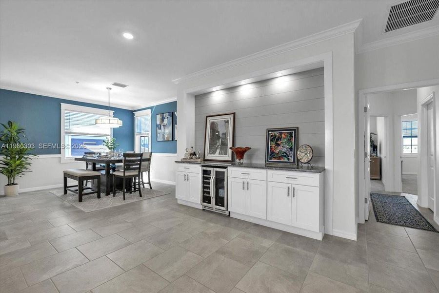 Furnished interior view inside a new home in , Naples (Image 27).