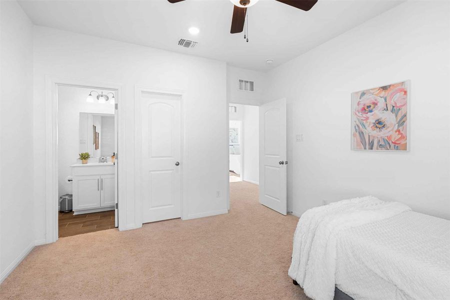 Furnished interior view inside a new home in , Leander (Image 6).