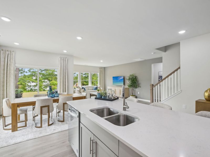 Furnished interior view inside a new home in Oak Manor - Signature Series, Garner (Image 7).
