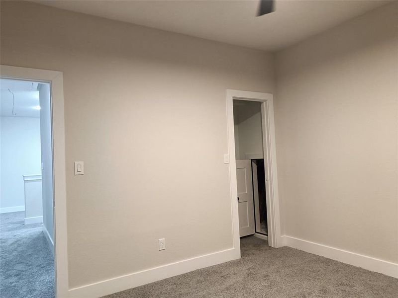 This bedroom give you access to the attic in the 2nd floor