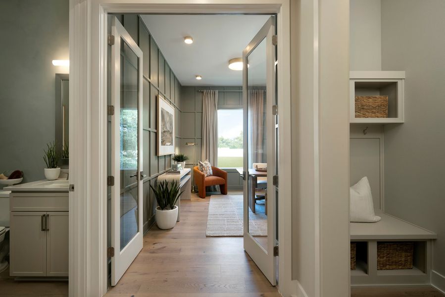 Representative furnished interior of a home built from the 5001 by Risewell Homes in Freedom at Anthem, Kyle (Image 18). Representative furnished interior of a home built from the 5001 by Risewell Homes in Freedom at Anthem, Kyle (Image 18).