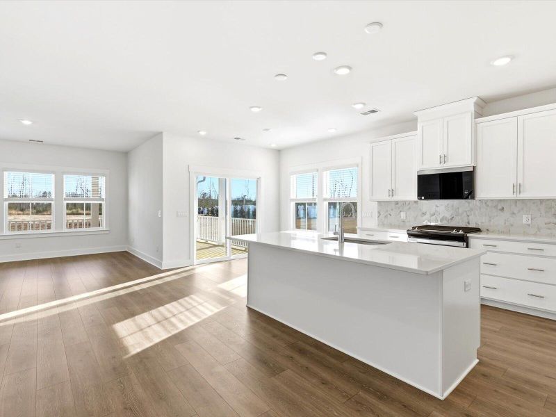 Furnished interior view inside a new home in The Coves at Lakes of Cane Bay, Summerville (Image 3).