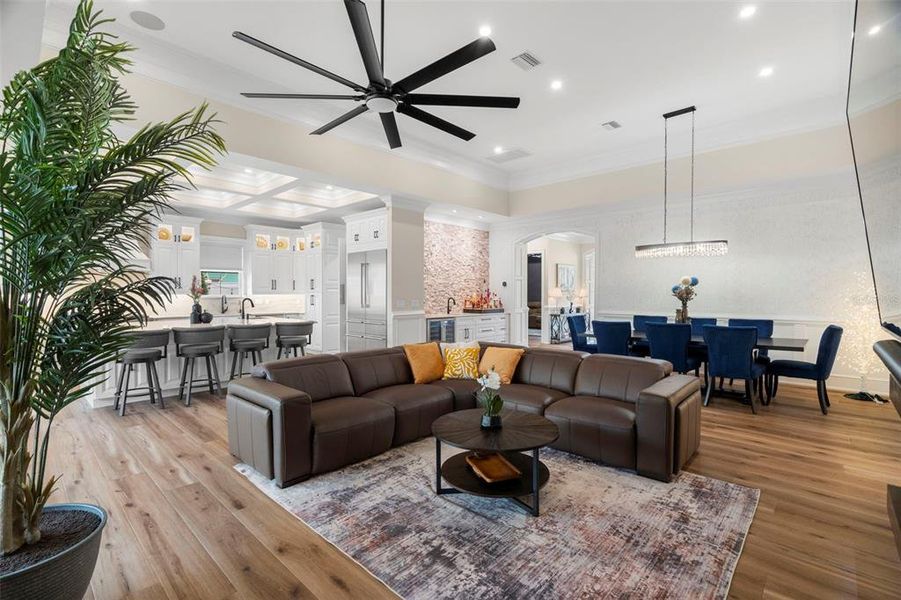 Furnished interior view inside a new home in , Safety Harbor (Image 69). Furnished interior view inside a new home in , Safety Harbor (Image 69).