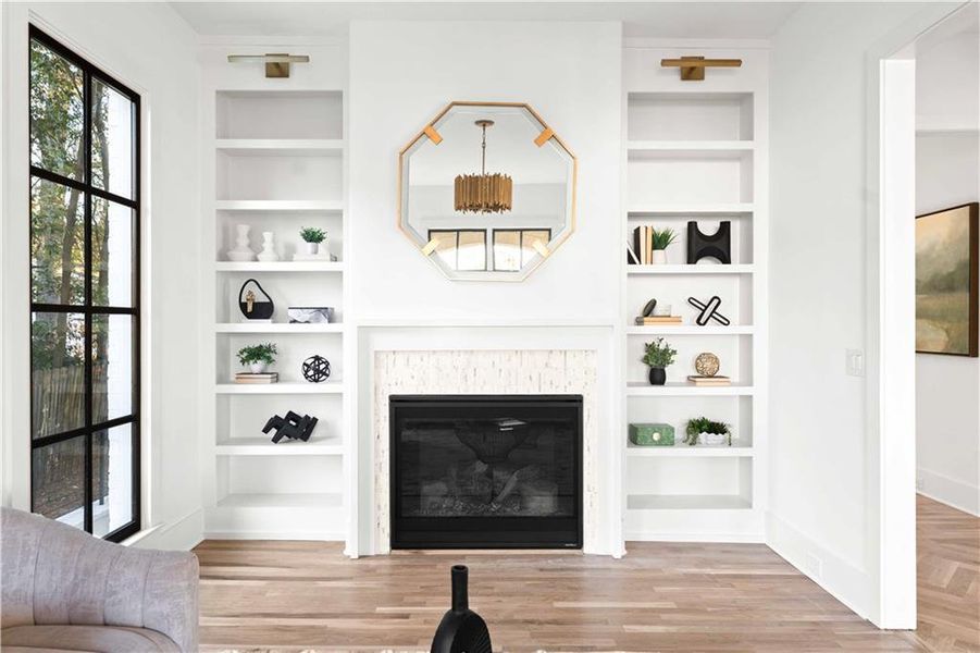 Furnished interior view inside a new home in , Atlanta (Image 12).