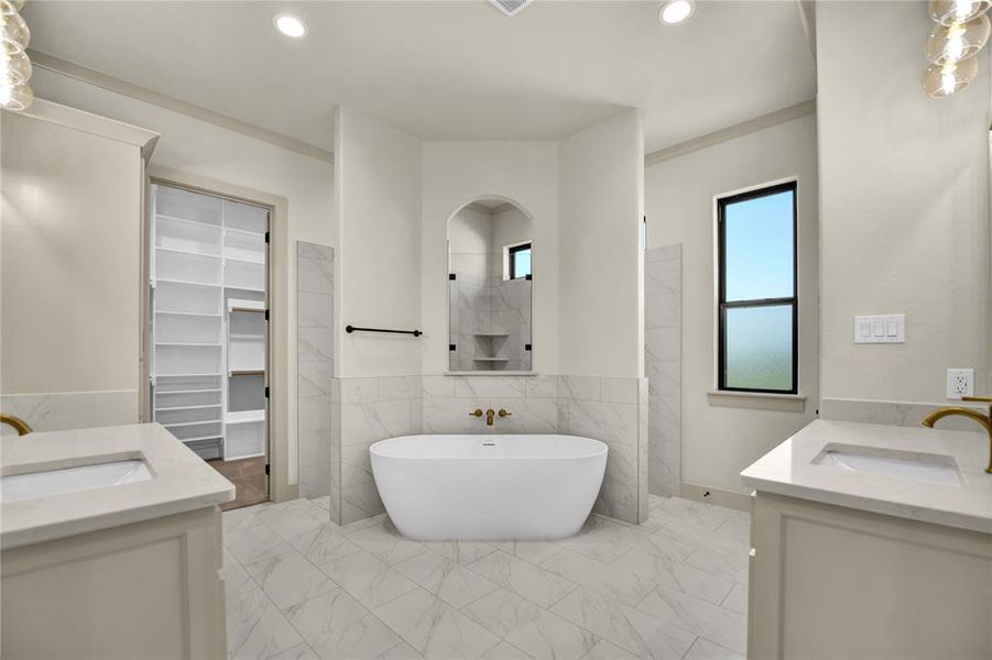 Furnished interior view inside a new home in , Decatur (Image 19).