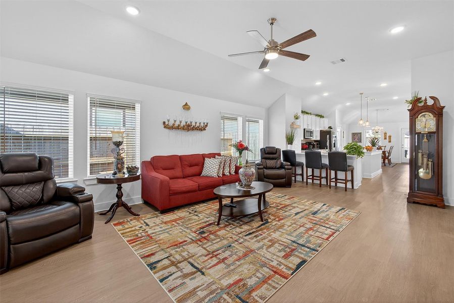 Furnished interior view inside a new home in Moran Ranch, Willis (Image 9). Furnished interior view inside a new home in Moran Ranch, Willis (Image 9).