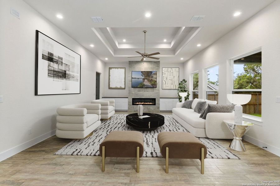 Furnished interior view inside a new home in , Wimberley (Image 4). Furnished interior view inside a new home in , Wimberley (Image 4).