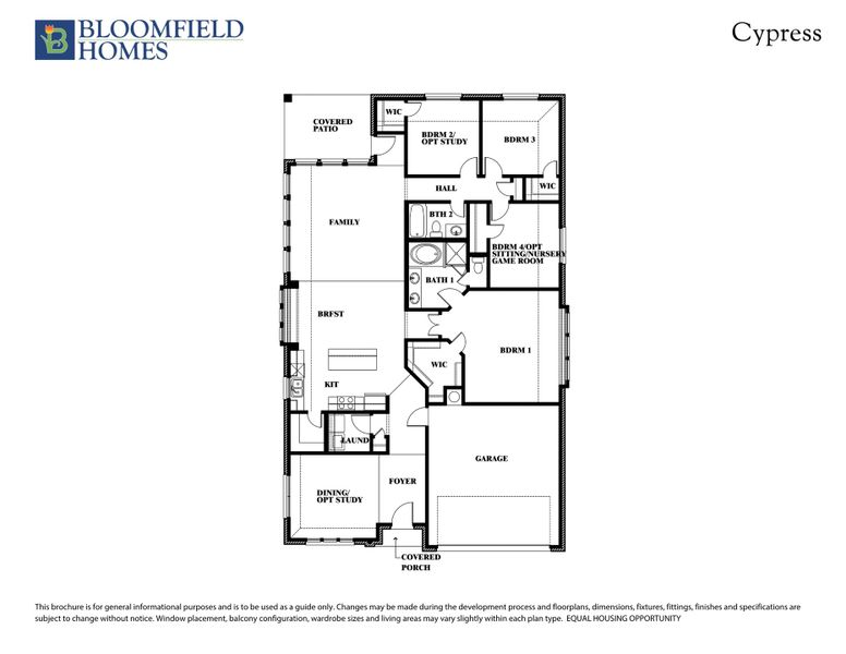 Cypress Floor Plan Cypress Floor Plan