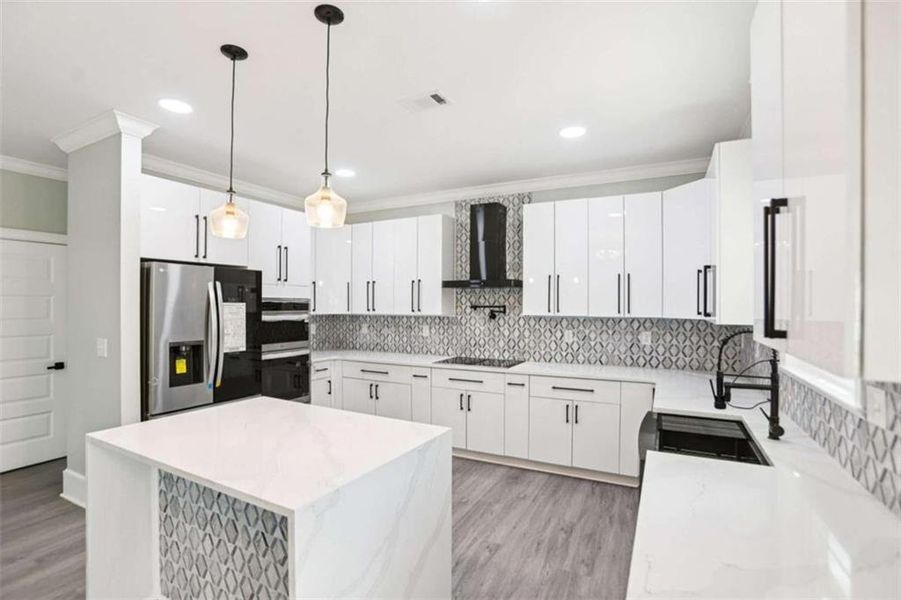 Furnished interior view inside a new home in , Lilburn (Image 16). Furnished interior view inside a new home in , Lilburn (Image 16).