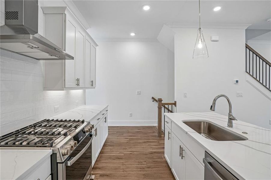 Furnished interior view inside a new home in Waterhaven, Cumming (Image 12).