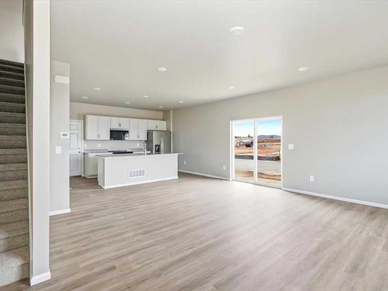 Spacious, unfurnished interior of a new home in York Station, Thornton (Image 9). Spacious, unfurnished interior of a new home in York Station, Thornton (Image 9).