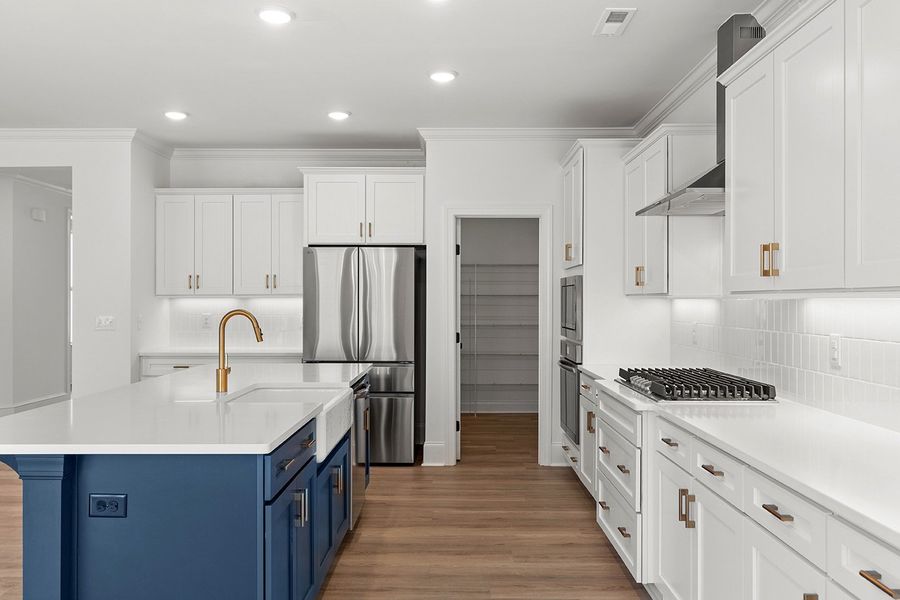 Representative furnished interior of a home built from the The Cypress by RobuckHomes in East & Mason, Wilmington (Image 8). Representative furnished interior of a home built from the The Cypress by RobuckHomes in East & Mason, Wilmington (Image 8).