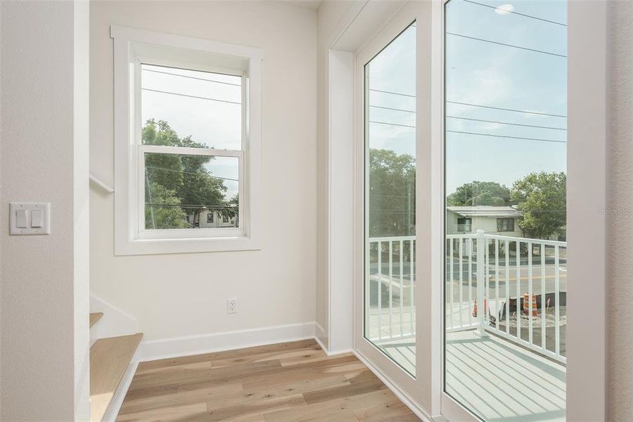 Front Balcony of Sold Model Home