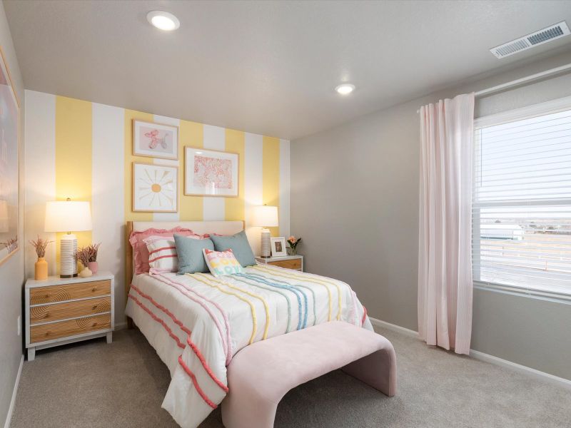 Furnished interior view inside a new home in York Station, Thornton (Image 11).