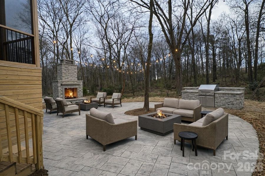 Back Patio- AI Generated staging