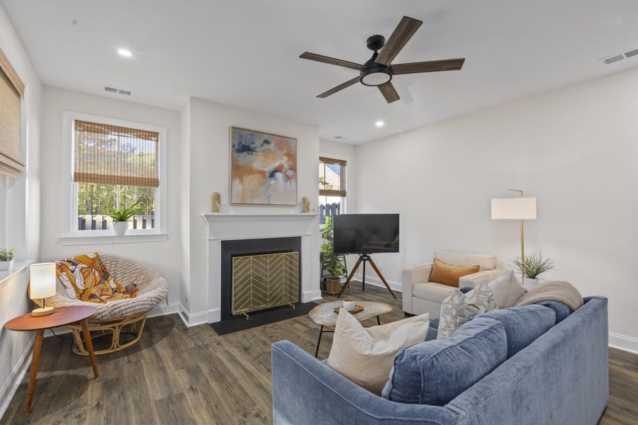 Furnished interior view inside a new home in Hayes Park, Johns Island (Image 9).