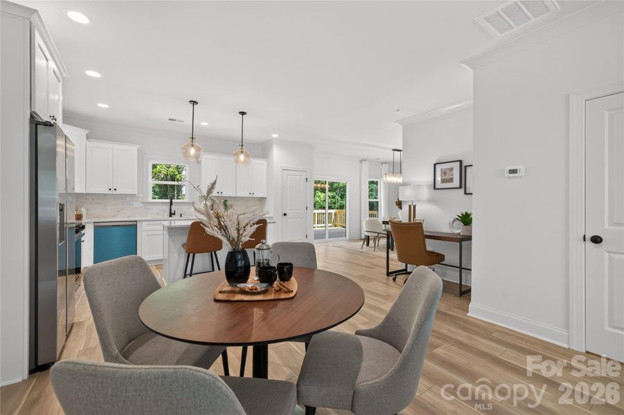 Furnished interior view inside a new home in , Harrisburg (Image 7).