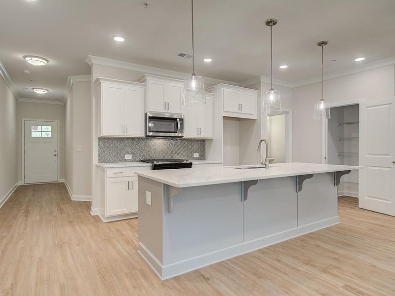 Furnished interior view inside a new home in River Walk Place, Lawrenceville (Image 6).