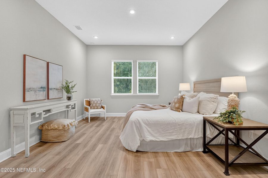 Furnished interior view inside a new home in RiverTown - WaterSong, St. Johns (Image 32).