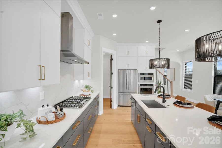 Furnished interior view inside a new home in , Charlotte (Image 10). Furnished interior view inside a new home in , Charlotte (Image 10).