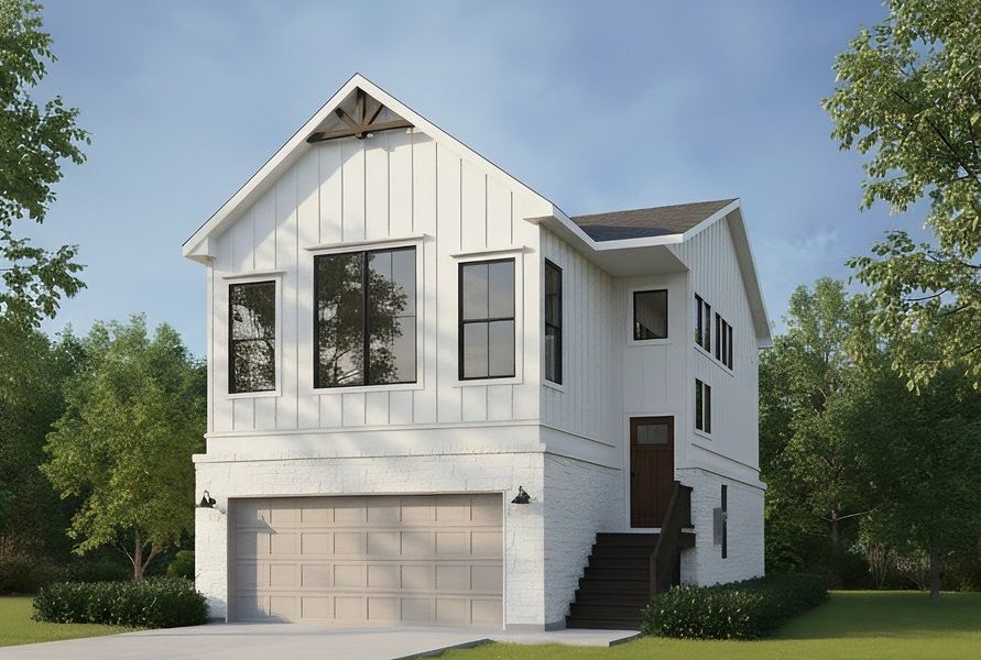 Representative exterior photo of a completed home built from the The Lancaster by Rosehaven Homes in Friedrich Hill, San Antonio, TX (Image 22).