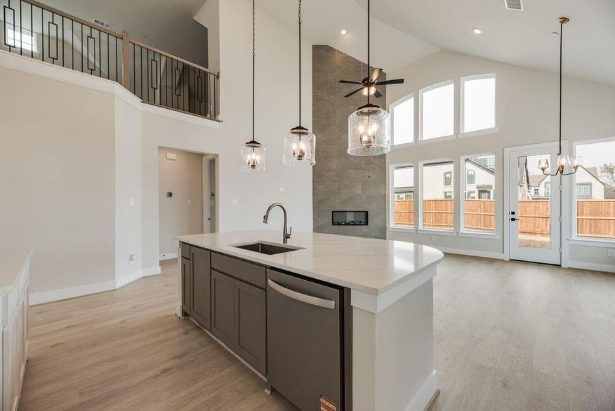 Furnished interior view inside a new home in Providence Cove, McKinney (Image 7).