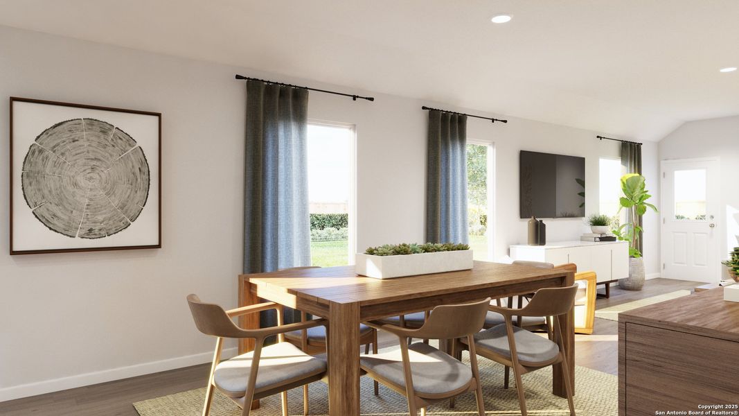 Furnished interior view inside a new home in Dauer Ranch, New Braunfels (Image 6).