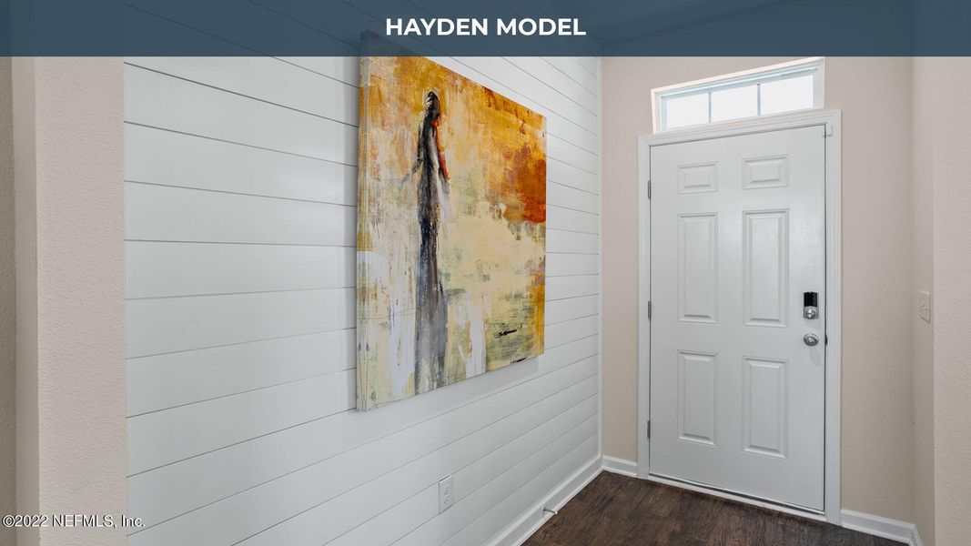 Furnished interior view inside a new home in Cross Creek Express, Green Cove Springs (Image 5).