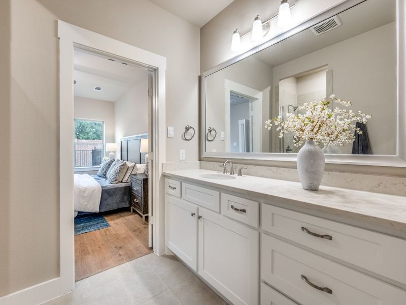 Representative furnished interior of a home built from the Messina by Ladera Texas in Ladera at Timberbrook, Justin (Image 13). Representative furnished interior of a home built from the Messina by Ladera Texas in Ladera at Timberbrook, Justin (Image 13).