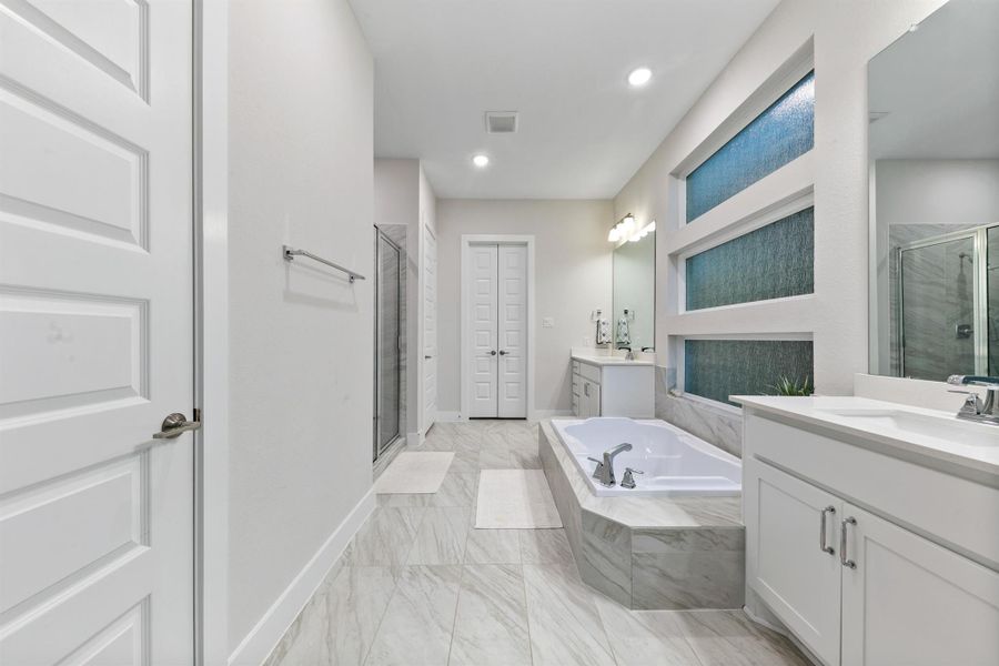 Furnished interior view inside a new home in Trillium 60′, Richmond (Image 9).