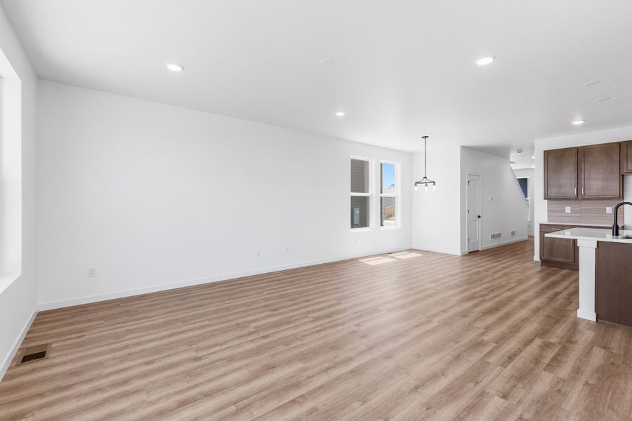 Representative unfurnished interior of a home built from the Bloom Series - Wallflower by Brightland Homes in Granary, Johnstown (Image 15). Representative unfurnished interior of a home built from the Bloom Series - Wallflower by Brightland Homes in Granary, Johnstown (Image 15).