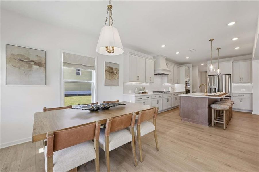 Furnished interior view inside a new home in Arbors at Richland Creek, Buford (Image 27).