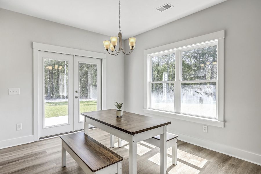 Furnished interior view inside a new home in , Dorchester (Image 12).