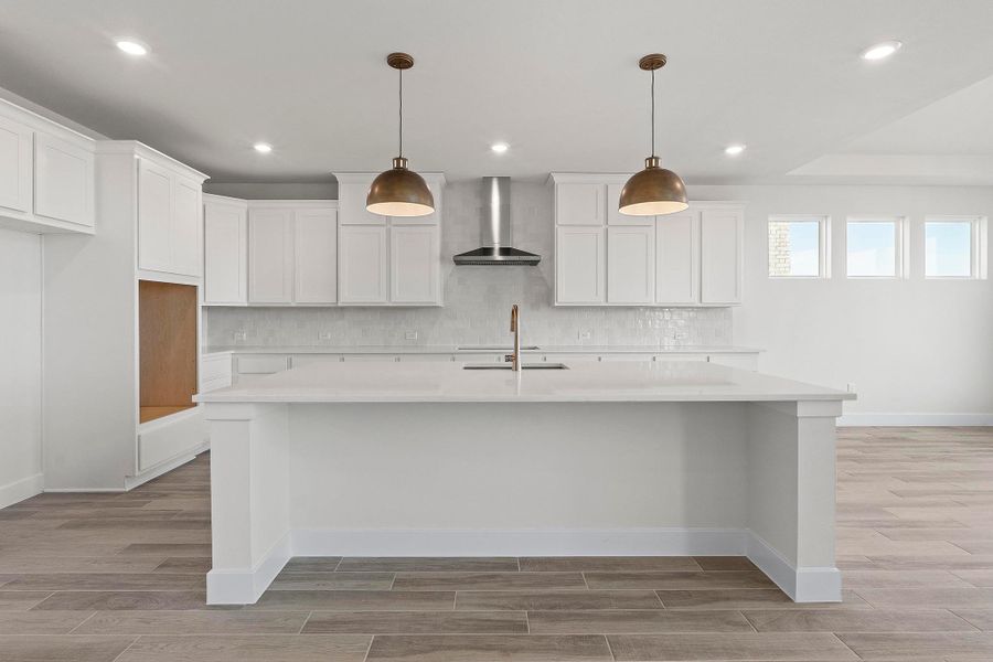 Furnished interior view inside a new home in Lariat, Liberty Hill (Image 6).